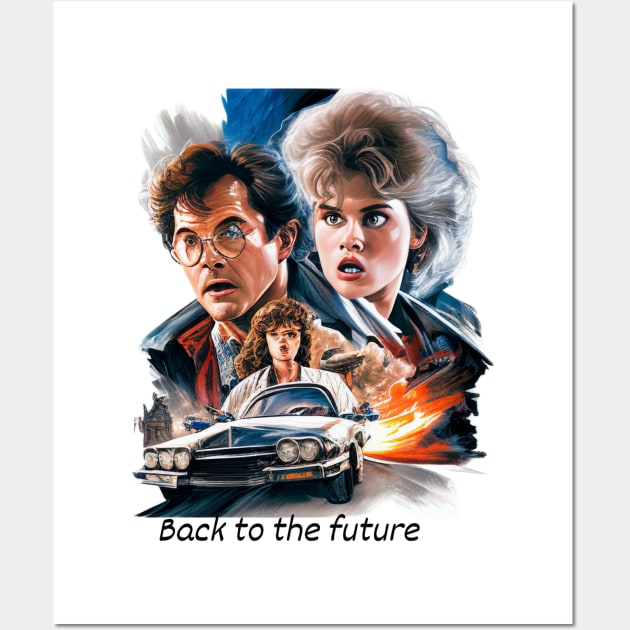 back 2 the future Wall Art by Perfectartss